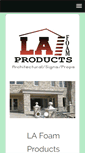 Mobile Screenshot of lafoamproducts.com